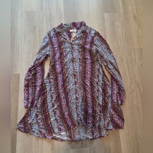 Natural Life Ansley Shirt Dress NWT Medium